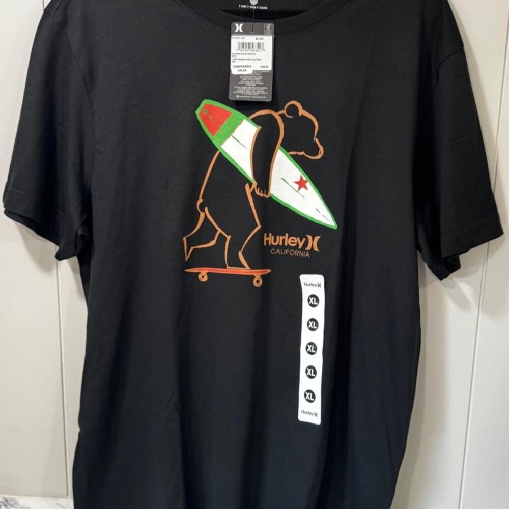 Hurley x bear t shirt brand